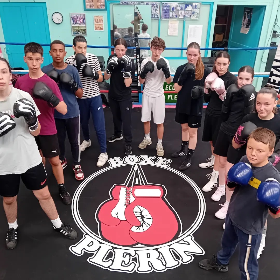 Entraînement de boxe anglaise à Plérin, 